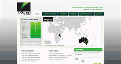 Desktop Screenshot of bountyoil.com